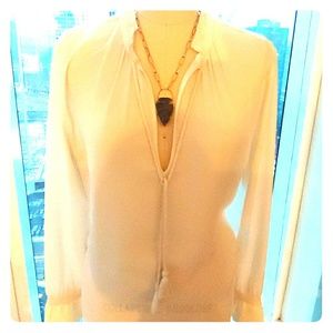 Ann Taylor Cream Blouse